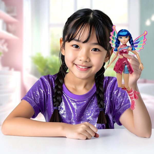 Winx Club Musa Music Fairy – Modepuppe mit Glitzerflügeln