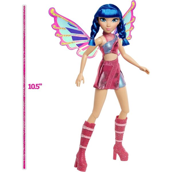 Winx Club Musa Music Fairy – Modepuppe mit Glitzerflügeln