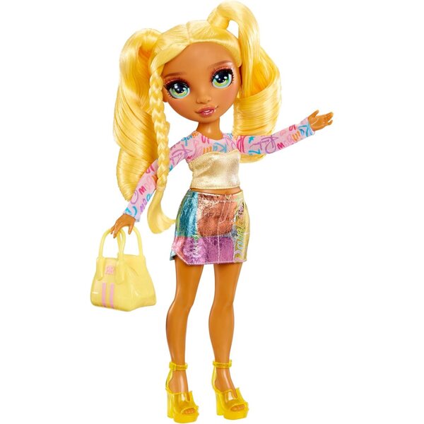 Rainbow High My Fashion Style Sunny, Yellow 11" Fashion Doll with Statement Outfit, Stylish Handbag, Great Toy Gift for Girls Kids Ages 4-12 Years