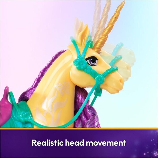 Unicorn Academy, Leaf with 2 Riding Accessories, 11”, Compatible with Ava, Dolls & Unicorn Toys for Girls Ages 4 and up