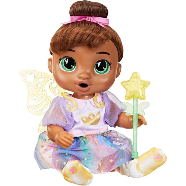 Baby Alive Sophia Sparkle Fairy Doll με ρούχα και αξεσουάρ, 28 cm, παιχνίδι 3+