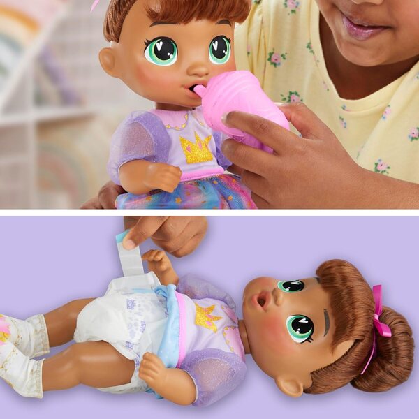 Baby Alive Sophia Sparkle Fairy Doll με ρούχα και αξεσουάρ, 28 cm, παιχνίδι 3+