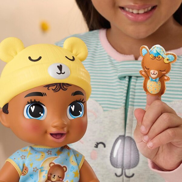 Baby Alive Lil Dreamer Snoozer Bear Sleep Doll με αξεσουάρ παιχνιδιού για παιδιά 3+