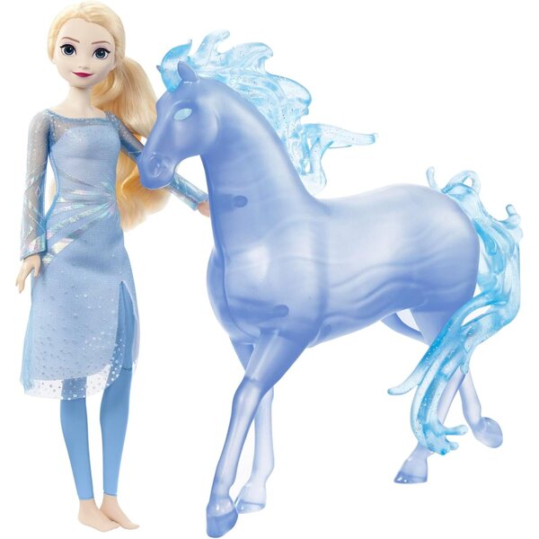 Mattel Disney Frozen 2 Elsa mat Päerd Waasser Nokk - Posable Doll an Figurine