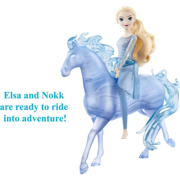 Mattel Disney Frozen 2 Elsa mat Päerd Waasser Nokk - Posable Doll an Figurine