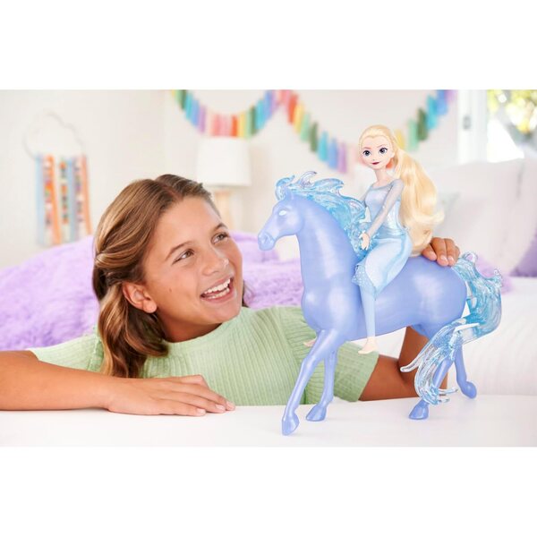 Mattel Disney Frozen 2 Elsa mat Päerd Waasser Nokk - Posable Doll an Figurine