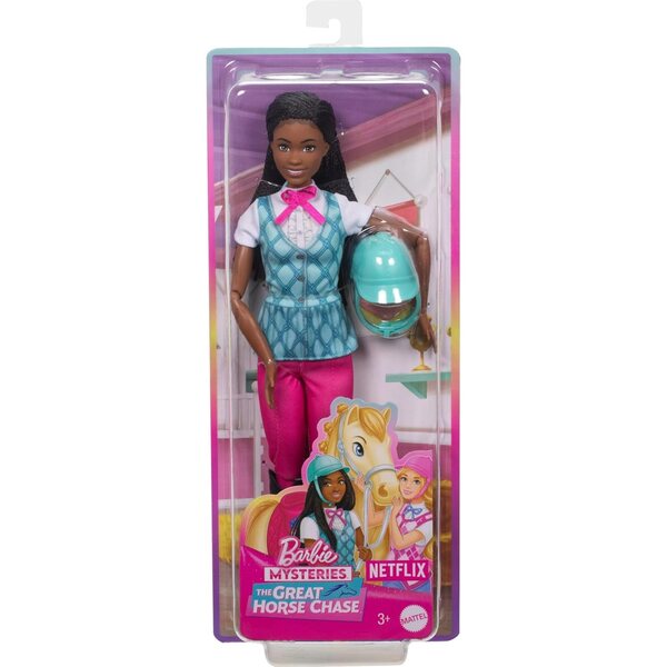 Barbie Brooklyn avec vêtements et accessoires d'équitation - Barbie Mystères