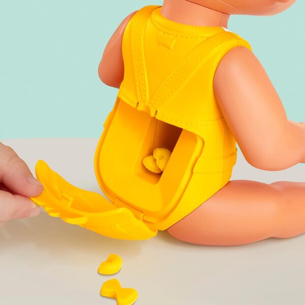 Baby Alive Dinnertime Creations, Brown Hair Doll with Play Food Accessories, 11 inches, Toys for 3+ Year Old Girls and Boys
