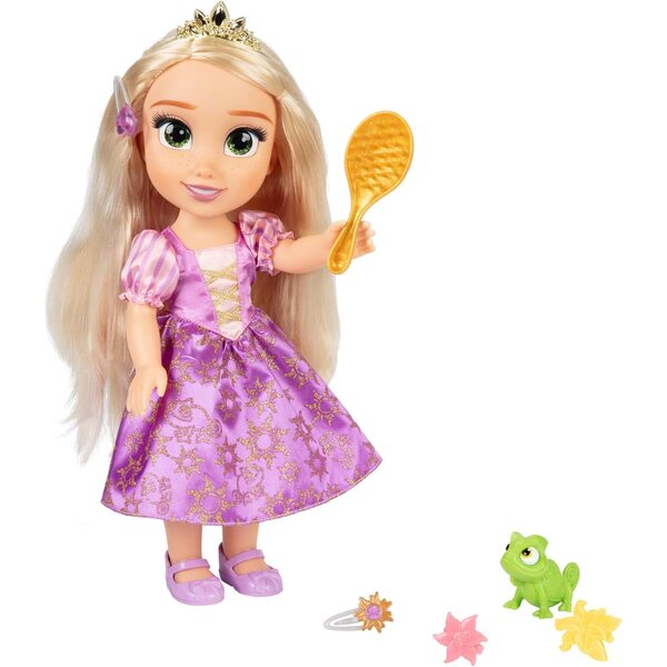 Disney Princess Rapunzel Doll - Singing Friend Rapunzel & Pascal - Sings 'I See The Light' and Talks!, 35cm/13.78''