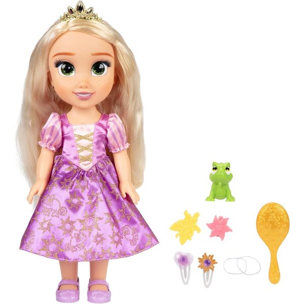 Disney Princess Rapunzel Doll - Singing Friend Rapunzel & Pascal - Sings 'I See The Light' and Talks!, 35cm/13.78''
