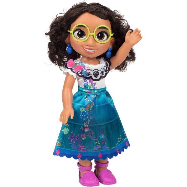 Muñeca Disney Encanto Mirabel 35 cm con Gafas, Zapatos y Detalles Originales