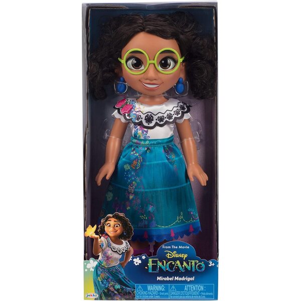 Disney Encanto Mirabel 35 cm große Puppe mit Brille, Schuhen und Originaldetails
