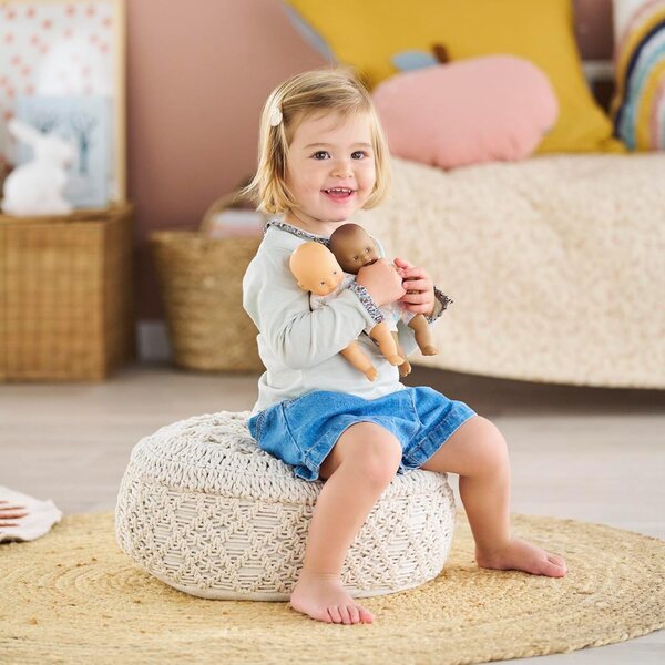 Corolle Mini Calin Bunnies - Měkká panenka 20 cm s vůní vanilky a modrýma očima