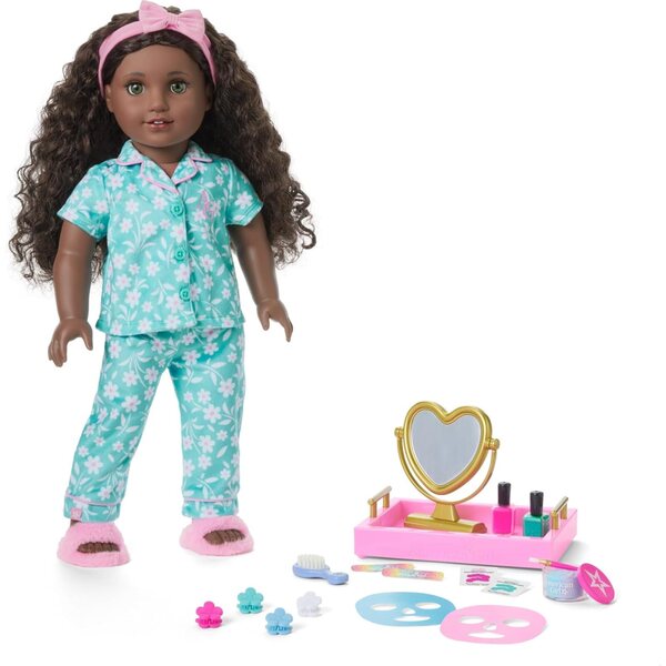 American Girl Truly Me Spa-set voor 18-inch poppen - zelfzorgaccessoires 17-delig