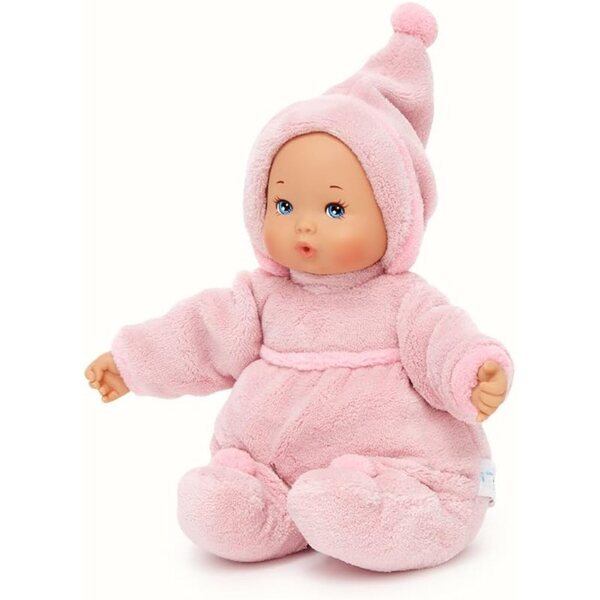 Madame Alexander My First Baby Doll 12-il pulzier b'onesie roża u ġisem artab
