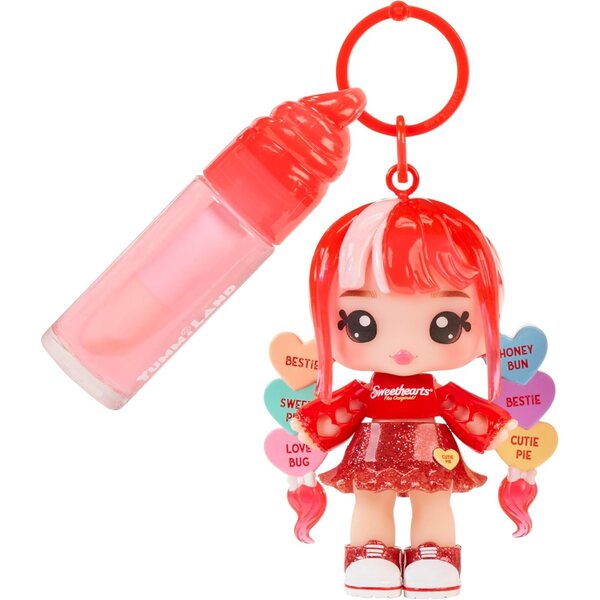 Yummiland Sweethearts Ruby Hearts Lipgloss-Puppen – Lipgloss-Set zum Selbermachen zum Valentinstag