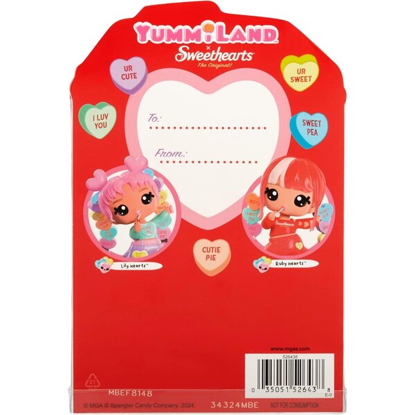 Yummiland Sweethearts Ruby Hearts Lipgloss-Puppen – Lipgloss-Set zum Selbermachen zum Valentinstag
