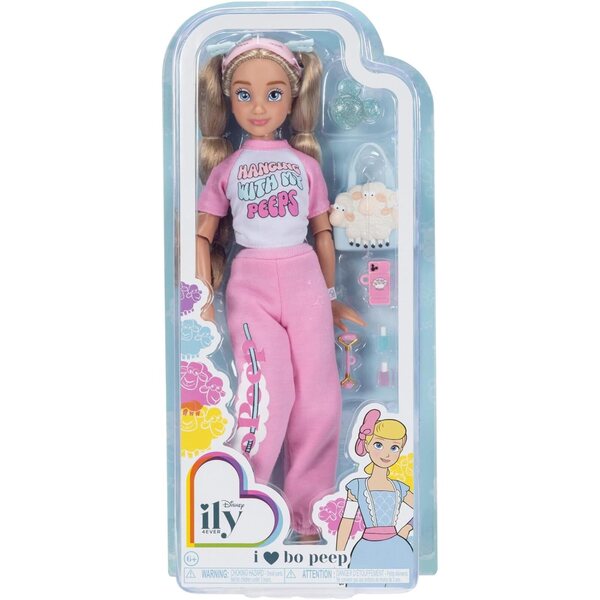 Disney ILY 4Ever Bo Peep 29 cm große Puppe mit 13 Artikulationspunkten und glitzerndem Mickey-Ring