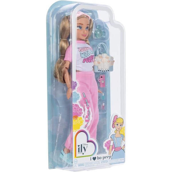 Disney ILY 4Ever Bo Peep 29 cm große Puppe mit 13 Artikulationspunkten und glitzerndem Mickey-Ring