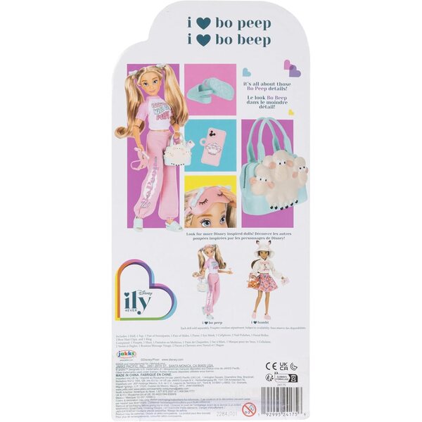 Disney ILY 4Ever Bo Peep 29 cm große Puppe mit 13 Artikulationspunkten und glitzerndem Mickey-Ring