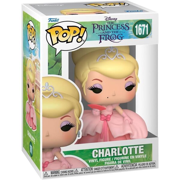 Funko Pop! Disney: The Princess and The Frog - Charlotte - 1/6 Odds for Rare Chase Variant - Collectable Vinyl Figure - Gift Idea - Official Merchandise - Toys for Kids & Adults - Princesses Fans