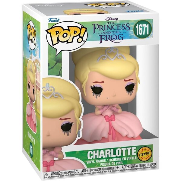 Funko Pop! Disney: The Princess and The Frog - Charlotte - 1/6 Odds for Rare Chase Variant - Collectable Vinyl Figure - Gift Idea - Official Merchandise - Toys for Kids & Adults - Princesses Fans
