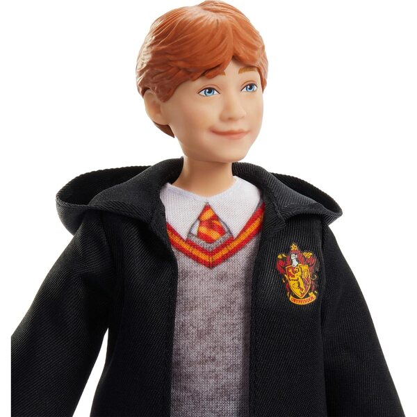 Mattel Harry Potter Ron Weasley Doll mat Hogwarts Uniform a Magic Wand