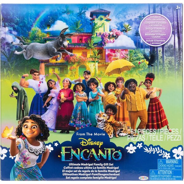 Súprava rodinných bábik Madrigal od Disney Encanto s 12 postavičkami a doplnkami