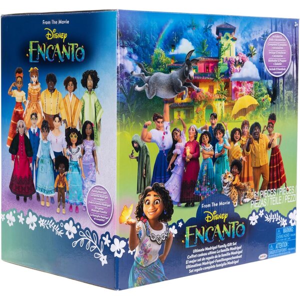 Súprava rodinných bábik Madrigal od Disney Encanto s 12 postavičkami a doplnkami