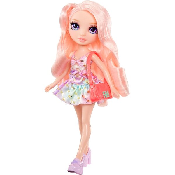 Rainbow High Bella 28 cm große Puppe mit rosa Kleid, Tasche und trendigen Schuhen für Mädchen