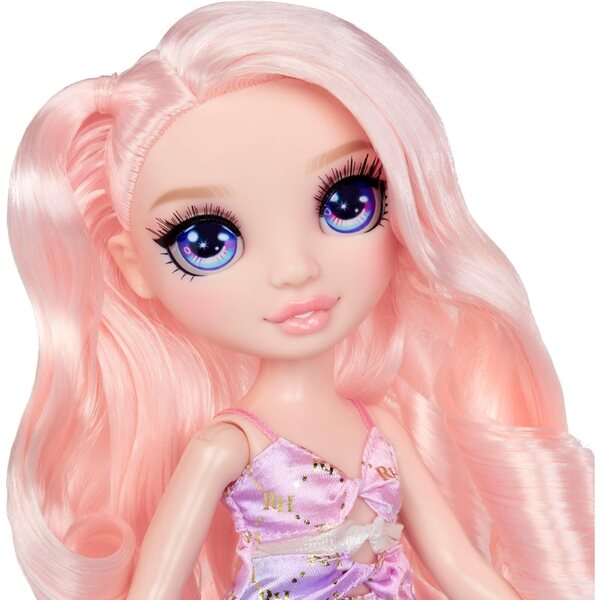 Rainbow High Bella 28 cm große Puppe mit rosa Kleid, Tasche und trendigen Schuhen für Mädchen