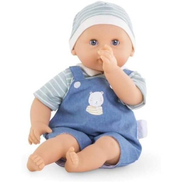 Corolle Bébé Calin Maël Boy: 12" weiche Puppe mit Vanilleduft für Kinder ab 18 Monaten