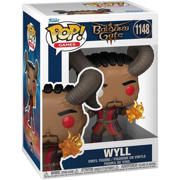 Funko Pop! Baldur's Gate 3 Wyll – Vinylfigur 9,5 cm, perfekt für Sammler