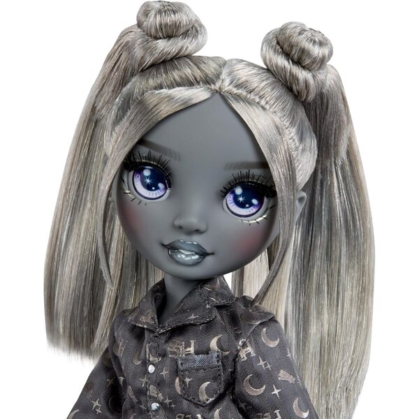 Rainbow High Shadow High Luna Madison 11'' Modepuppe mit grauem Kleid und Accessoires