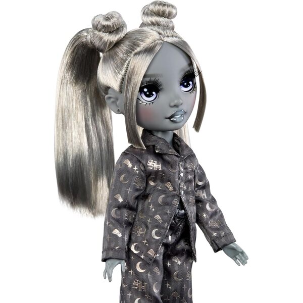 Rainbow High Shadow High Luna Madison 11'' Modepuppe mit grauem Kleid und Accessoires
