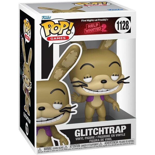 Funko Pop! Glitchtrap Five Nights at Freddy's: gyűjthető bakelit 9,5 cm