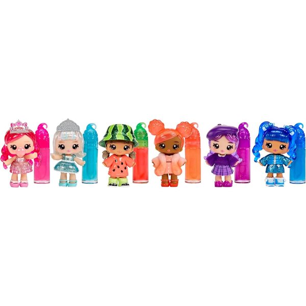 Yummiland Lipgloss Doll Piper Peach : Kit de gloss et poupée parfumée pour enfants à partir de 4 ans