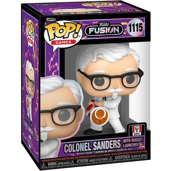Funko Pop! Ad Icons Fusion Colonel Sanders mit Nugget Launcher 9,7 cm – Limited Edition