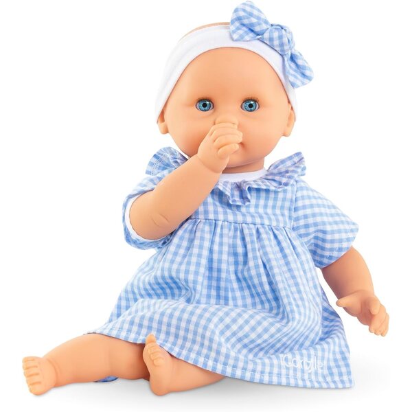 Corolle Premier Poupon Câlin - 12" Soft Baby Doll with Vanilla Scent, Pink Outfit & Sleeping Eyes for Girls Ages 18 Months+, Cute Reborn Realistic Baby Dolls for 2 Year Old Girls