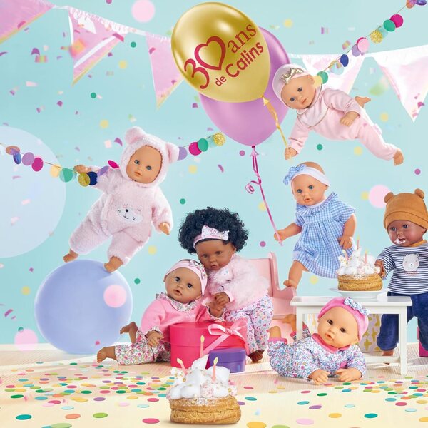 Corolle Premier Poupon Câlin - 12" Soft Baby Doll with Vanilla Scent, Pink Outfit & Sleeping Eyes for Girls Ages 18 Months+, Cute Reborn Realistic Baby Dolls for 2 Year Old Girls