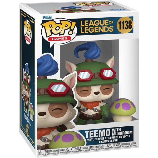 Funko Pop! Teemo with Shroom: Official League of Legends Vinyl Miniature