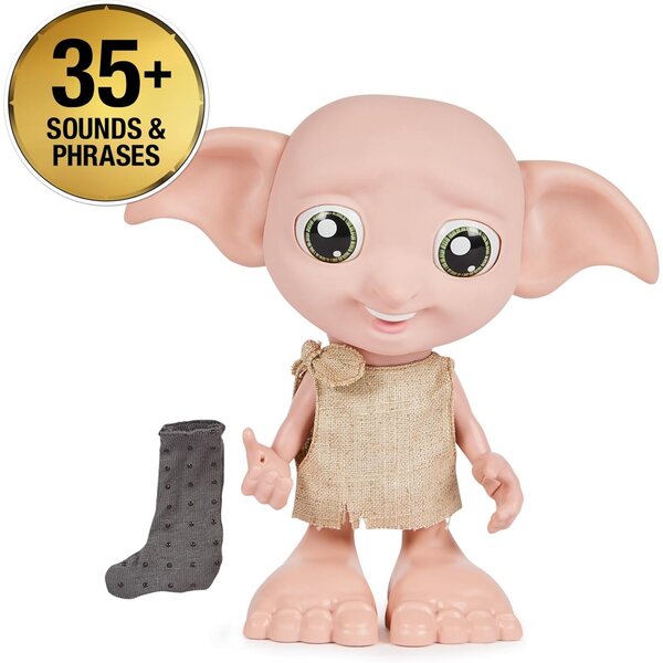 Harry Potter Interactive Dobby 8,5" mit über 30 Sounds, Sätzen und Socke inklusive