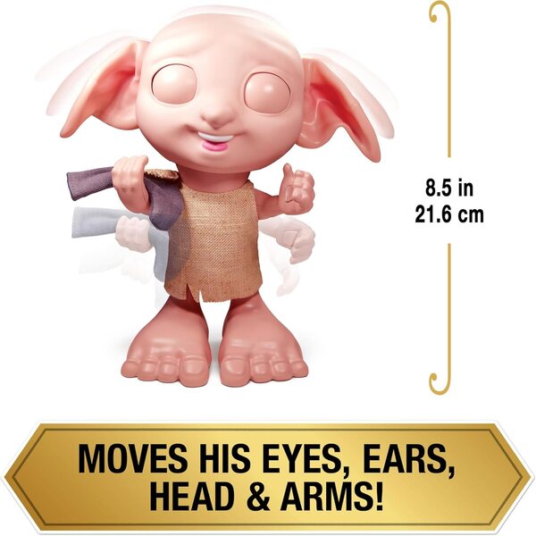 Harry Potter Interactive Dobby 8,5" mit über 30 Sounds, Sätzen und Socke inklusive