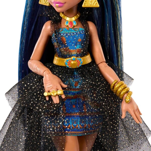 Monster High Cleo De Nile Puppe im Partykleid mit Party-Accessoires