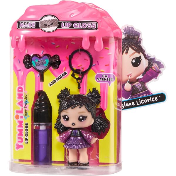 Yummiland Lip Gloss Doll Sour Sweeties: DIY Lip Gloss Doll e chaveiro removível