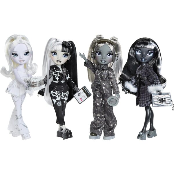 Rainbow High Shadow High Shanelle Onyx Modepuppe 28 cm mit Girls' Night-Accessoires