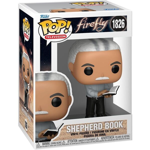 Funko Pop! TV Firefly Shepherd Book - Figura tal-Vinil Collectible b'Varjant Rari