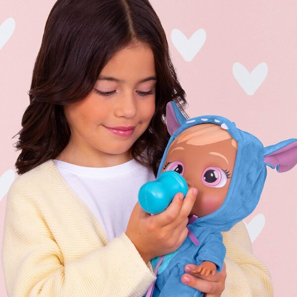 Cry Babies Disney Stitch – 12-Zoll-Puppe mit Stitch-inspiriertem Pyjama für Kinder ab 18 Monaten