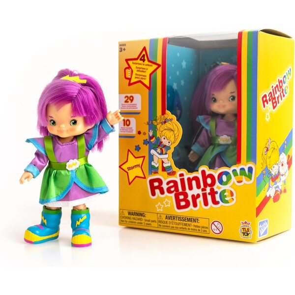 Poupée mannequin Stormy Rainbow Brite 5,5 pouces - Aventure mode et colorée