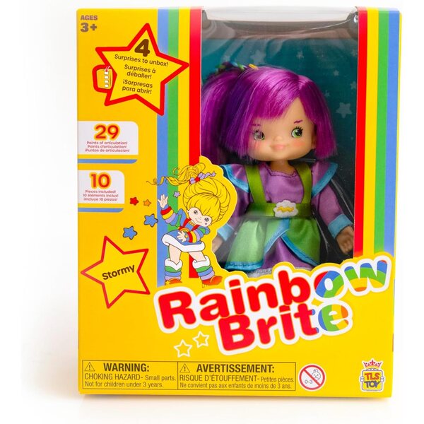 Poupée mannequin Stormy Rainbow Brite 5,5 pouces - Aventure mode et colorée